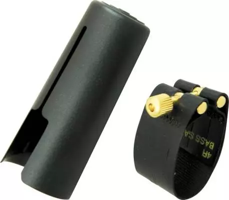 Ligature with Cap for Soprano Sax - L3 Dark