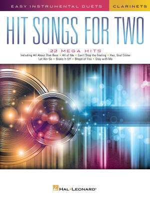 Hal Leonard - Hit Songs for Two Clarinets - Livre