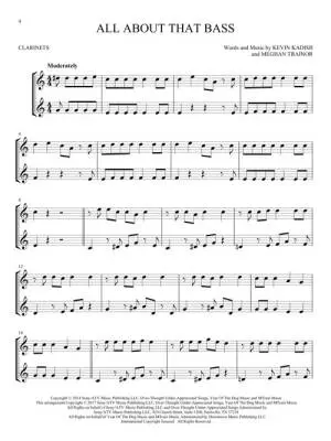 Hit Songs for Two Clarinets - Book