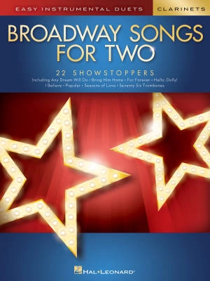Hal Leonard - Broadway Songs for Two Clarinets - Livre