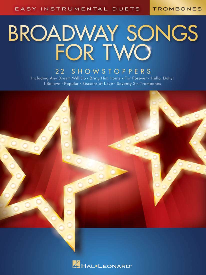 Broadway Songs for Two Trombones - Book