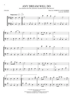 Broadway Songs for Two Cellos - Book
