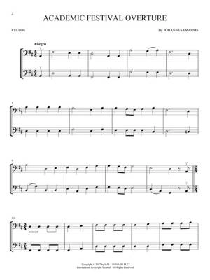 Classical Themes for Two Cellos - Book