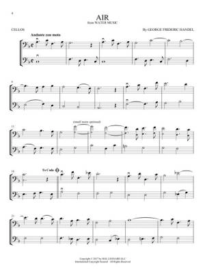 Classical Themes for Two Cellos - Book