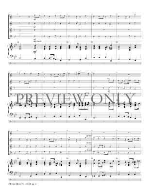 Prelude to Te Deum - Charpentier/Marlatt - Brass Quartet/Organ