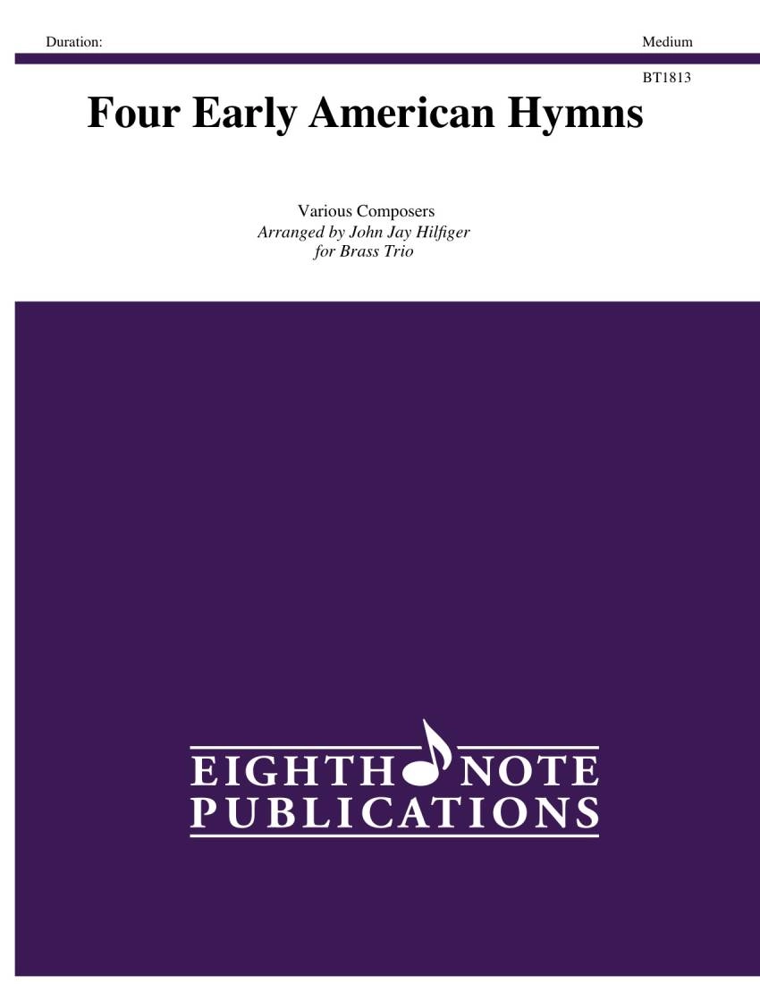 Four Early American Hymns - Hilfiger - Brass Trio