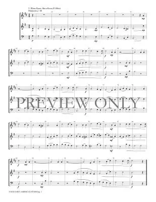 Four Early American Hymns - Hilfiger - Brass Trio