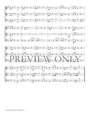 Four Early American Hymns - Hilfiger - Brass Trio