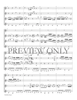 Wachet Auf from Cantata 140 - Bach/Marlatt - Clarinet Quartet