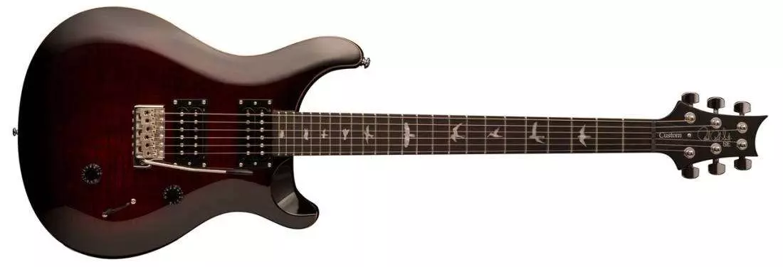 SE Custom 24 Electric Guitar - Fire Red Burst