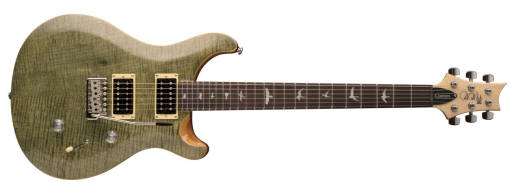 SE Custom 24 Electric Guitar - Trampas Green