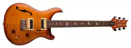 2018 SE Custom 22 Semi-Hollow Electric Guitar - Vintage Sunburst
