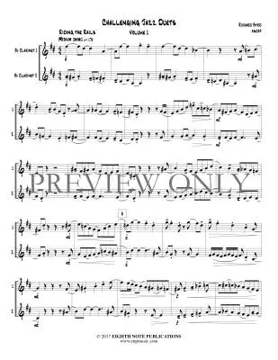 Challenging Jazz Duets Volume 1 - Byrd - Clarinet Duet