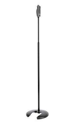 K & M Stands - Stackable One-Hand Mic Stand w/ Heavy Base