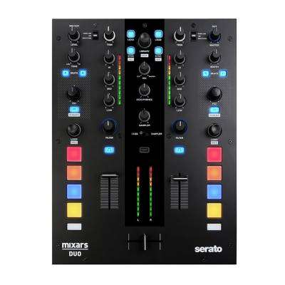 Mixars - DUO MkII Professional 2-Channel Battle Mixer for Serato DJ w/ Galileo Crossfader