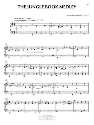 Disney Medleys for Piano Solo - Black - Book
