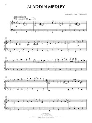 Disney Medleys for Piano Solo - Black - Book