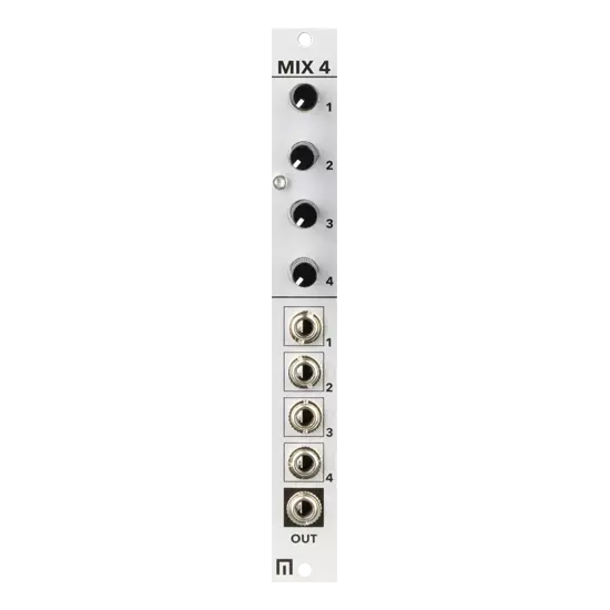 MIX 4 3HP 4-Channel Mixer Module