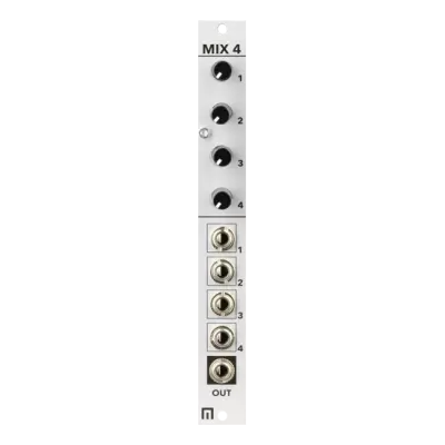 MIX 4 3HP 4-Channel Mixer Module