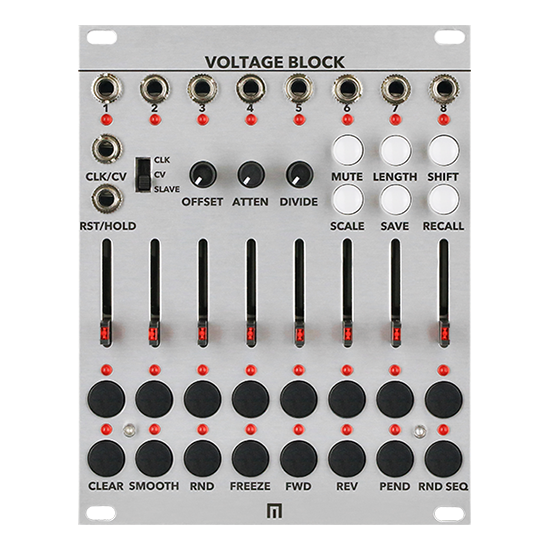 Voltage Block 8-Channel 16-Stage CV Sequencer