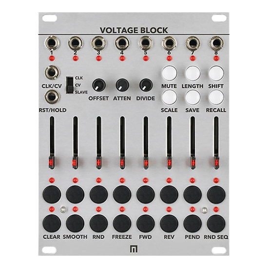 Voltage Block 8-Channel 16-Stage CV Sequencer