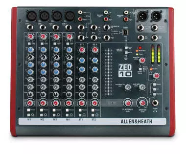 ZED-10 - 10 Channel Live/Recording Mixer with USB