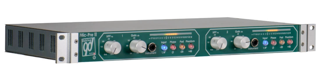 Mic Pre II Two-Channel Dual Mono Microphone Preamp