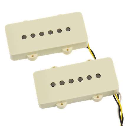 V-mod Jazzmaster Pickup Set - Aged White