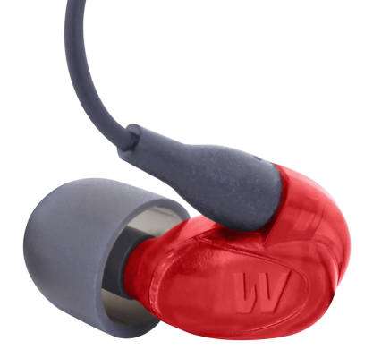 UM1 Single Driver In-Ear Monitors - Red