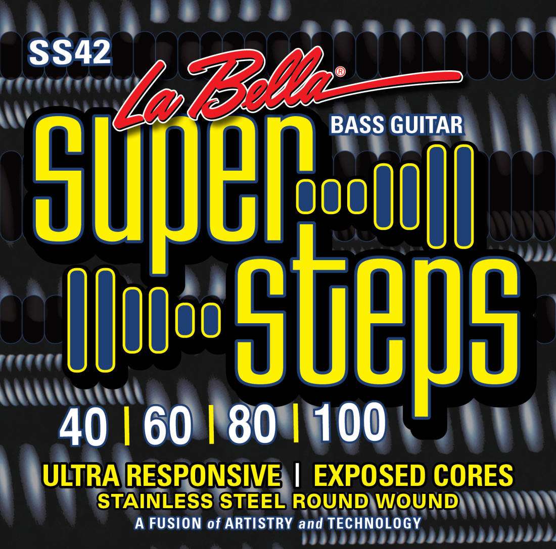 Super Steps Custom Light Bass Strings - 40-100