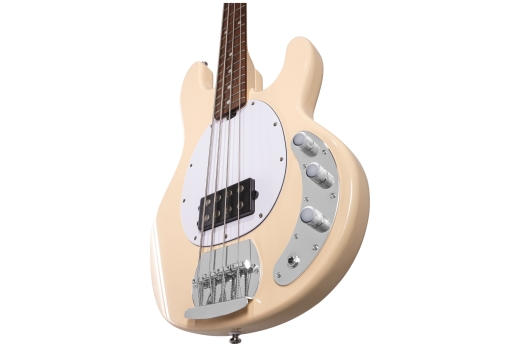 Sterling By Music Man Ray4 Stingray Bass - Vintage Cream | Long 