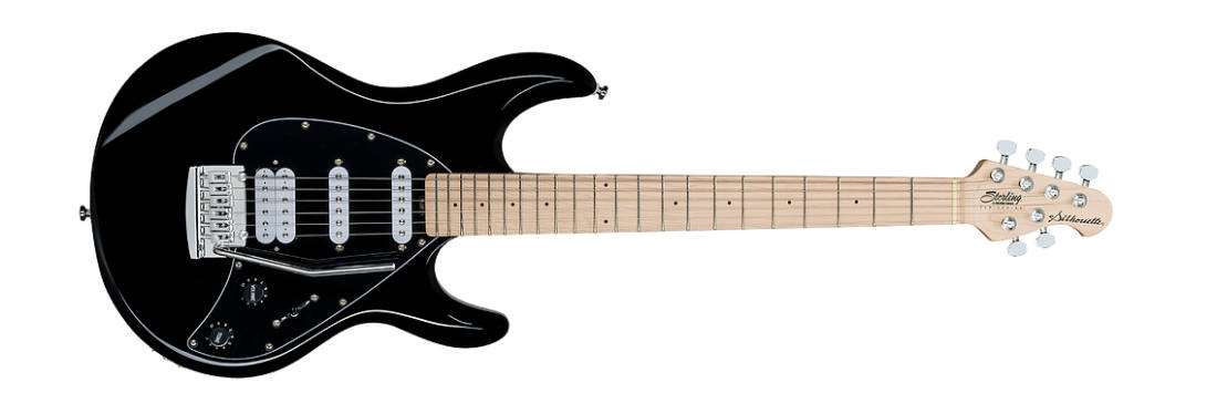 Sterling By Music Man - Silo3 Silhouette Electric Guitar - Black