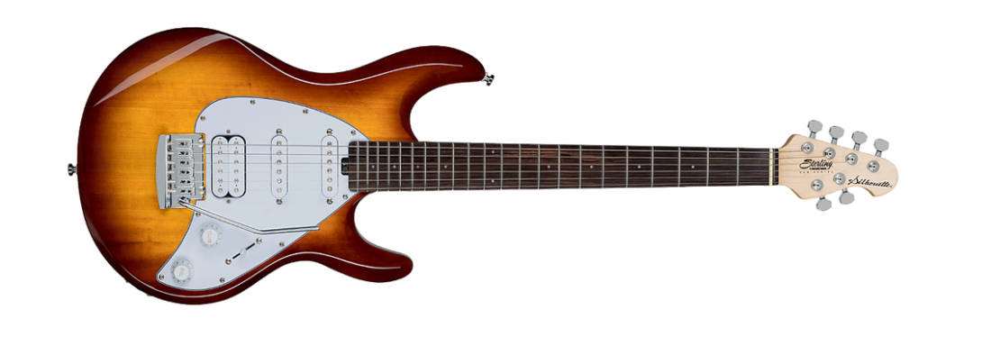 Sterling By Music Man Silo3 Silhouette Electric Guitar - Tobacco Sunburst |  Long & McQuade