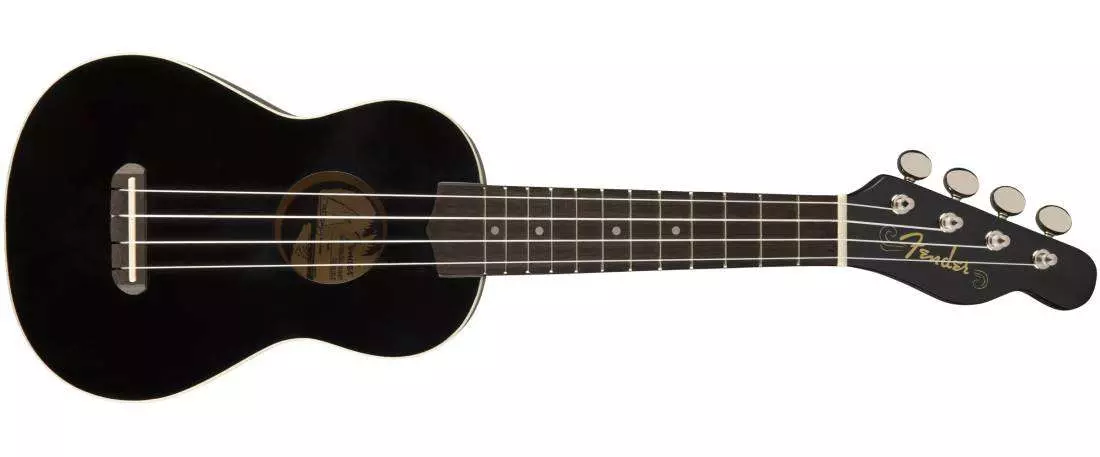 Venice Soprano Ukulele - Black