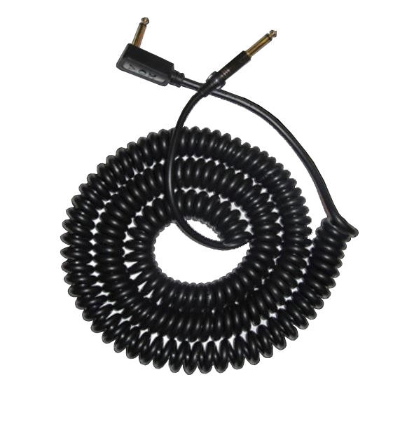 Vintage Coiled Cable, 9m - Black