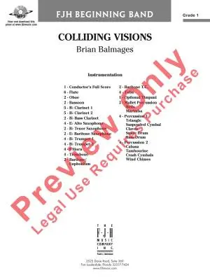 Colliding Visions - Balmages - Concert Band - Gr. 1