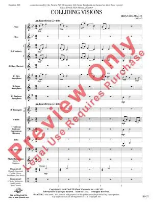 Colliding Visions - Balmages - Concert Band - Gr. 1