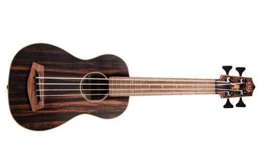 Acoustic/Electric U-Bass with Round Wounds - Striped Ebony