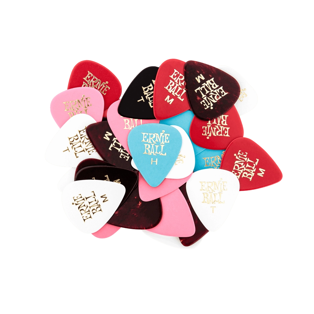 Medium Guitar Picks, Assorted (144)