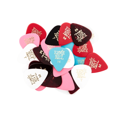 Ernie Ball - Medium Guitar Picks, Assorted (144)