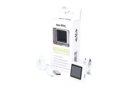 Klipz Rechargeable Clipon Tuner - White