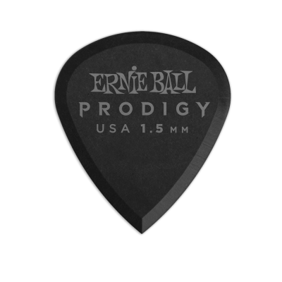 Ernie Ball - 1.5mm Black Mini Prodigy Picks - 6 Pack