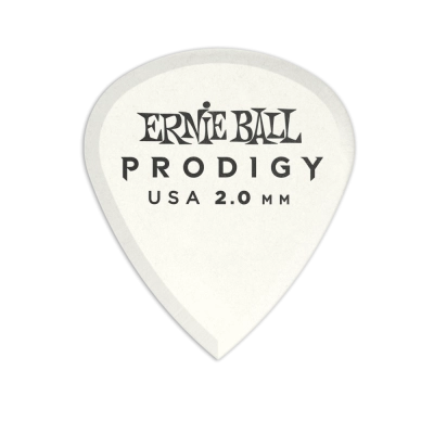 Ernie Ball - 2.0mm White Mini Prodigy Picks - 6 Pack