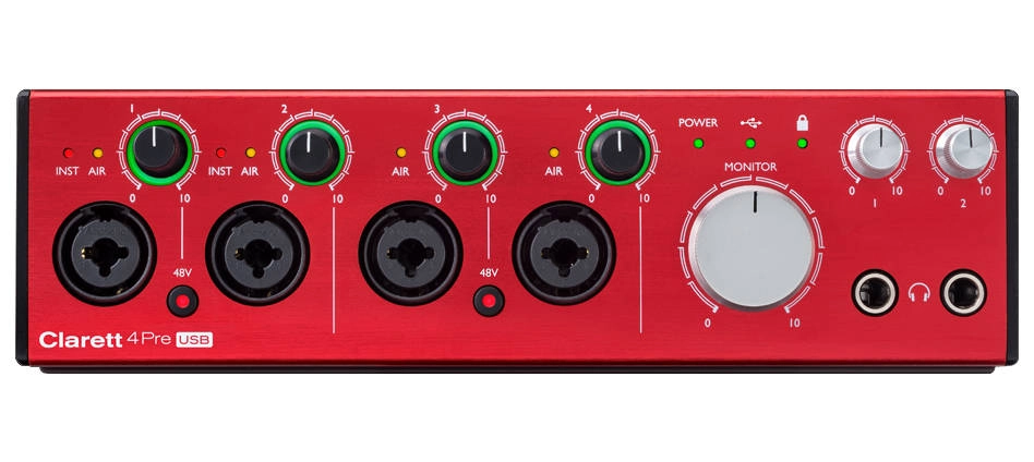 Clarett 4Pre USB 18-in 8-out Audio Interface for PC/Mac