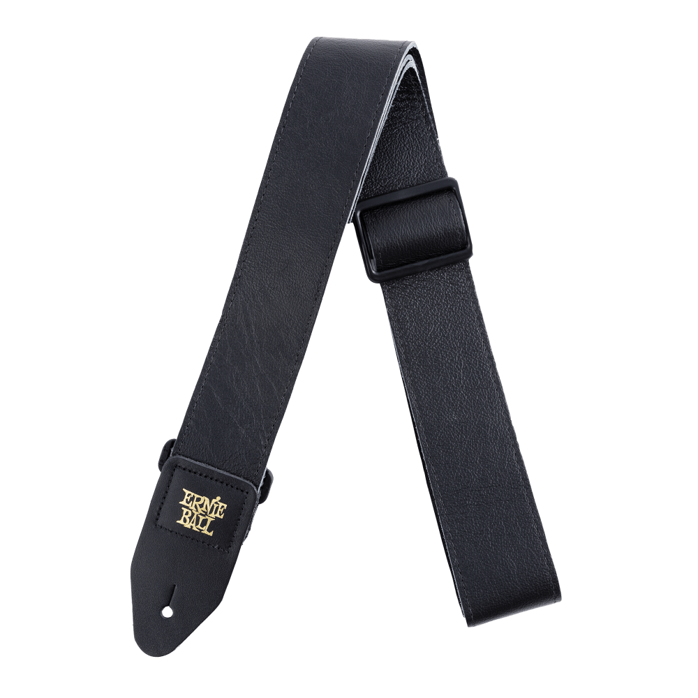 2\'\' Tri-Glide Italian Leather Strap Black