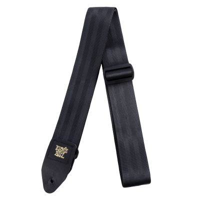 Ernie Ball - 2 Seatbelt Webbing Strap Black