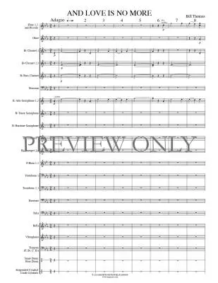 And Love is No More - Thomas - Concert Band - Gr. 3