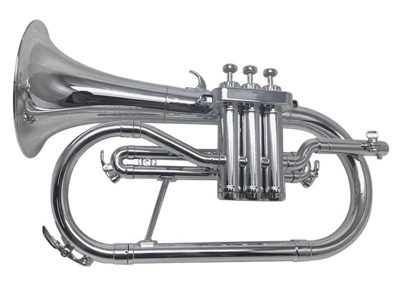 Plastic Flugelhorn - Silver Finish