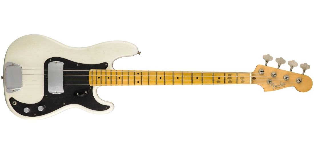 2018 Journeyman Relic 1958 Precision Bass - Opaque White Blonde