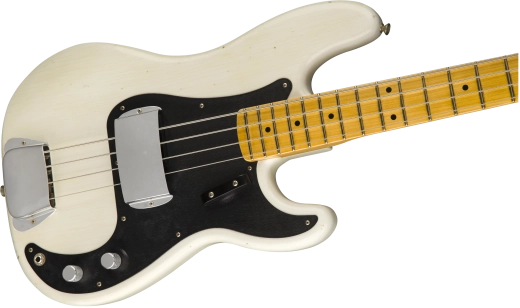 2018 Journeyman Relic 1958 Precision Bass - Opaque White Blonde